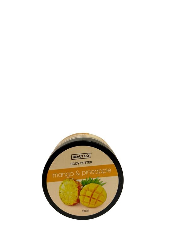 Beaut Co ķermeņa sviests Mango/Ananāss 220 ml